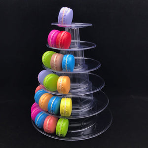 2TRIDENTS Cupcake Decorative Display 6 Layers Stand Holder Cake for Wedding Birthday Holiday (Cupcake Stand)
