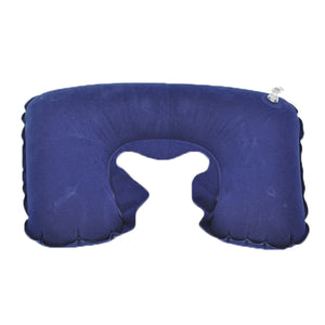 2TRIDENTS U-Shaped Inflatable Travel Neck Pillow - Waterproof Pillow for Car Traveling Headrest Cushion