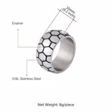 Load image into Gallery viewer, GUNGNEER Stainless Steel I Love Basketball Necklace Football Band Ring Sports Jewelry Set