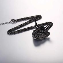 Load image into Gallery viewer, GUNGNEER Stainless Steel Satan Pendant Necklace Satanic Demonic Jewelry Accessory For Men