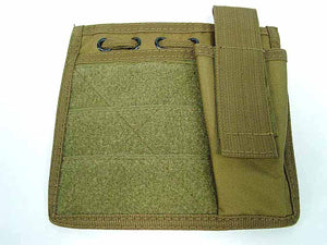 2TRIDENTS Tactical Map Pouch - Multi-Purpose Tool Holder - Removable Vinyl Sleeve for Map Or Documents. (ACU)
