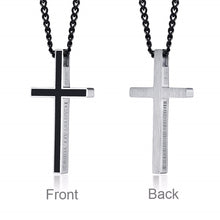 Load image into Gallery viewer, GUNGNEER Cross Necklace Christian Stainless Steel Jewelry Accessory For Men Women
