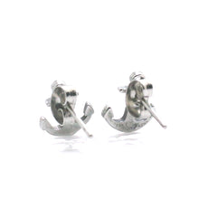 Load image into Gallery viewer, GUNGNEER Stainless Steel US Navy Anchor Ring Stud EarringsJewelry Combo