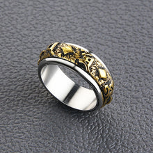 Load image into Gallery viewer, GUNGNEER Stainless Steel Arabic Quran Allah Ring Islamic Jewelry Accessory Gift For Men