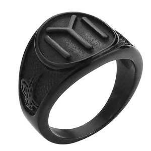 GUNGNEER Muslim Kayi Ottoman Empire Islam Ring Stainless Steel Jewelry Accessory For Men