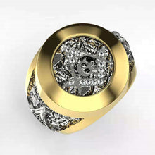 Load image into Gallery viewer, GUNGNEER Creative Freemasonry Ring Multi-size Stainless Steel Masonic Jewelry For Men