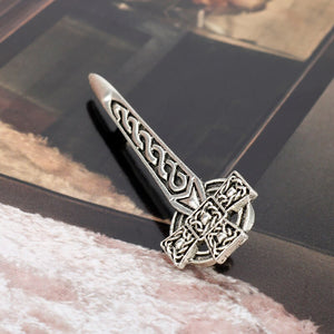 GUNGNEER Celtic Knot Thistle Hair Pin Jewelry Accessories Outfits for Men Women