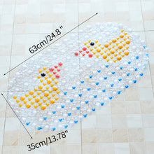 Load image into Gallery viewer, 2TRIDENTS Non-Slip Suction Cup Bathrub Mat Washable Foldable Bath Math Safety for Bathroom Household and More (Style1, 63x35cm)