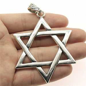 GUNGNEER Star of David Pendant Solomon Jewish Necklace Jewelry Accessory Gift For Men Women