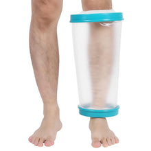 Load image into Gallery viewer, 2TRIDENTS Wound Leg Cast Protector Water Proof Shower Bandage for Broken Leg Knee Watertight Protection (Knee)