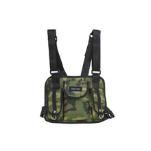 Load image into Gallery viewer, 2TRIDENTS Chest Harness Bag Streetwear Style for Both Women and Men (Black)