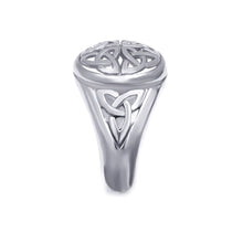 Load image into Gallery viewer, GUNGNEER Celtic Knot Triquetra Stainless Steel Ring Jewelry Accessories for Men Women