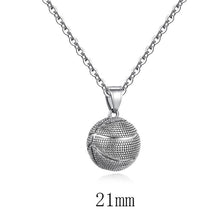Load image into Gallery viewer, GUNGNEER Basketball Necklace Stainless Steel Ball Hip Hop Chain Jewelry For Boys Girls