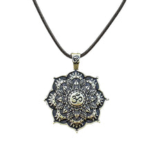 Load image into Gallery viewer, GUNGNEER Om Mandala Necklace Rope Chain Lotus Flower Jewelry Accessory For Men Women