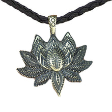 Load image into Gallery viewer, GUNGNEER Strength Necklace Mandala Lotus Flower Jewelry Accessory Gift For Men Women