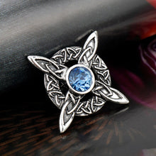 Load image into Gallery viewer, GUNGNEER Celtic Irish Triquetra Knot Hair Pin Brooch Jewelry Accessories for Men Women