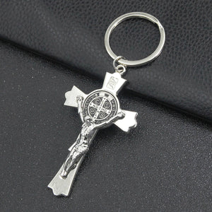GUNGNEER Shield Knight Templar Crusader Cross Ring with Pendant Stainless Steel Jewelry Set