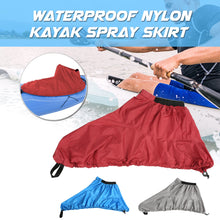 Load image into Gallery viewer, 2TRIDENTS Universal Adjustable Sport Waterproof Nylon Kayak Sprayskirt, Durable Water Sport Deck Sprayskirt - A Perfect Choice for Kayak (Blue L)