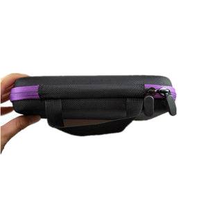 2TRIDENTS Essential Oil Carrying Case Storage Box for 63 Holders of 3ml Bottles Handheld Bag Travel Friendly (Black)