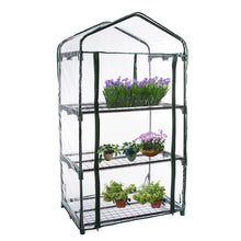 Load image into Gallery viewer, 2TRIDENTS Mini Greenhouse Cover - 4 Levels - Waterproof Anti-UV Protect Garden Plants Flowers Outdoor (Without Iron Stand)