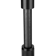 Load image into Gallery viewer, 2TRIDENTS Aluminium 9-Inch Extender for Billiards Pool Cue - Adjustable for A Perfectly Balanced and A Natural Stroke (Round Black)