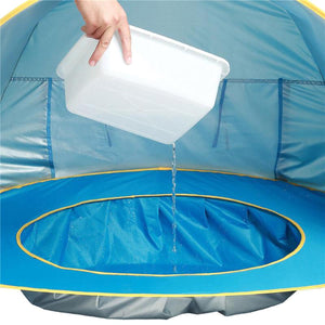 2TRIDENTS Baby Kids Beach Tent - Pop Up Portable Shade Pool, UV Protection - Sun Shelters Shade for Infant Baby