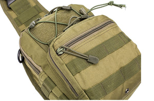 2TRIDENTS 600D Oxford Fabric Military Shoulder Bag - Suitable for Trekking, Hiking, Climbing, Camping, Running and Other Outdoor Activities