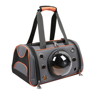 2TRIDENTS Breathable Handbag Puppy, Pet Dog Carrier Bag, Space Capsule Shap, Shoulder Bag, Soft Kennel - Travel Bag for Your Lovely Pet