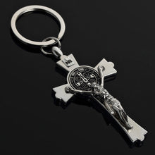 Load image into Gallery viewer, GUNGNEER Shield Knight Templar Crusader Cross Ring with Pendant Stainless Steel Jewelry Set