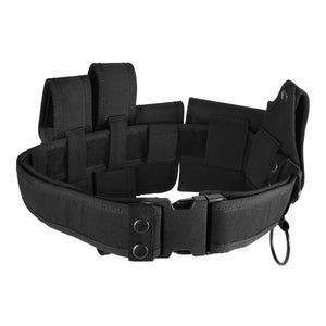 2TRIDENTS Outdoor Tactical Belt with Pouches Holster Gear - Versatile Design for Polices, Security, Tactical Law Enforcement 10pcs kit