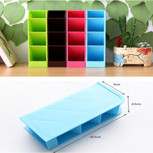 Load image into Gallery viewer, 2TRIDENTS School Desk Pen Caddy Organizer for Teachers, Students, Teens &amp; Children in The School Classroom Or Teacher&#39;s Desk. (Blue)