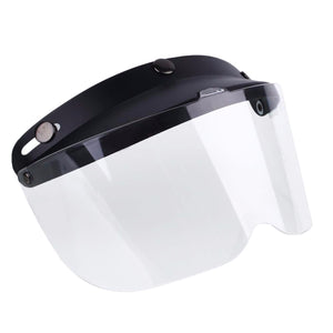 2TRIDENTS Face Motorcycle Helmet With Flip Up Visor Shield - Lens Transparent - Safety Helmet and Hearing Protection System