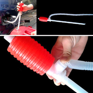 2TRIDENTS Handheld Manual Liquid Transfer Fluid Sucker for Gas Oil Fuel Fish Tank Diesel Aquarium Water Transfer Tool