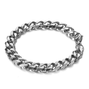 GUNGNEER Celtic Knot Triquetra Stainless Steel Ring Silvertone Bracelet Jewelry Set Men Women