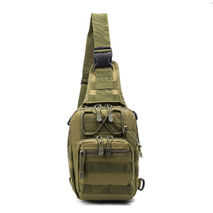 2TRIDENTS 600D Oxford Fabric Military Shoulder Bag - Suitable for Trekking, Hiking, Climbing, Camping, Running and Other Outdoor Activities