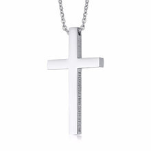 Load image into Gallery viewer, GUNGNEER Knights Templar Cross Stainless Steel Pendant Necklace with Ring Jewelry Set