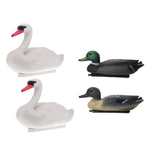 Load image into Gallery viewer, 2TRIDENTS Set of 4 Floating Swan Duck Hunting Decoys - Suitable for Hunting, Gaming, Or Just Be A Garden/Backyard Decoration/Ornament