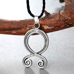 ENXICO Viking Troll Cross Amulet Pendant Necklace ? Gold Color ? Nordic Scandinavian Viking Jewelry