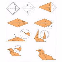 Load image into Gallery viewer, 2TRIDENTS Colorful Origami Paper for Beginners Trainning and School Craft Lessons - Premium Quality for Arts and Crafts (200pcs 100x100mm)