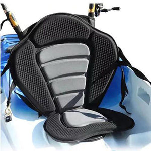 2TRIDENTS Soft & Anti-Skid Kayak Backrest Seat with BCK Support Bag Universal Fit for Kayak Luxury Kayak Seat (Black)