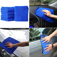 Load image into Gallery viewer, 2TRIDENTS 25 Pcs Thick Microfiber Towels - Car Drying Wash Detailing Buffing Waxing Polishing Towel - Multi-Functional Superfine Fiber Scouring Cleaning Cloths
