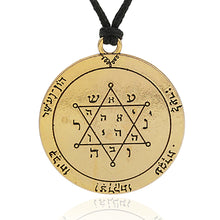 Load image into Gallery viewer, ENXICO Second Pentacle of Jupiter Seal of Solomon Talisman Pendant Necklace ? Bronze Plated