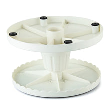 Load image into Gallery viewer, 2TRIDENTS Rotating Cake Stand - Suitable For Wedding, Birthday Party, Anniversary And Other Special Occasions