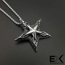 Load image into Gallery viewer, ENXICO Pentagram Charm Pendant Necklace ? 316L Stainless Steel