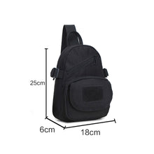Load image into Gallery viewer, 2TRIDENTS Waterproof Military Shoulder Bag - Crossbody Backpack Bag - Suitable for Trekking, Hiking, Climbing, Camping, Running and Other Outdoor Activities (1C)