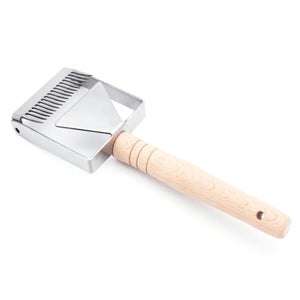 2TRIDENTS Bee Hive Honey Scraper Honey Uncapping Fork with Non Slip Handle - Honey Uncapping Shovel Tool