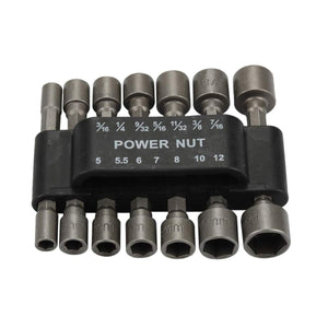 2TRIDENTS 14 Pcs Deburring External Chamfer Tool - Remove Burr Tool For Drill Bit - Power Nut Driver Drill Bit Set