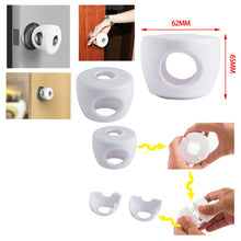 Load image into Gallery viewer, 2TRIDENTS Set of 6 Pcs Door Knob Cover Children Safety Door Knob Handle Cover Child Proof Handle Lock
