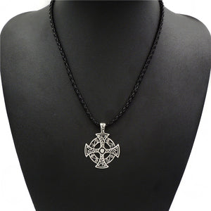 ENXICO Celtic Cross Pattée Charm Pendant Necklace for Women & Men ? Pewter ? Irish Celtic Jewelry