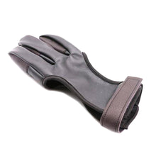 Load image into Gallery viewer, 2TRIDENTS Archery Gloves - Three Finger Hand Guard - Safety Archery Shooting Gloves - Archery Gloves Beginner Tools